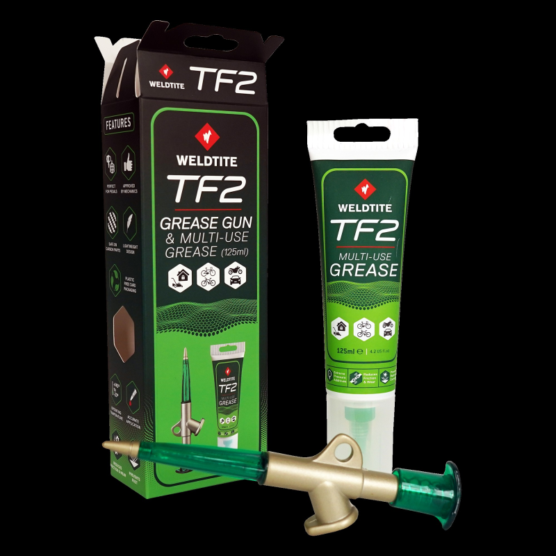 Pistola aplicadora tf2 + tubo grasa multiuso 125ml