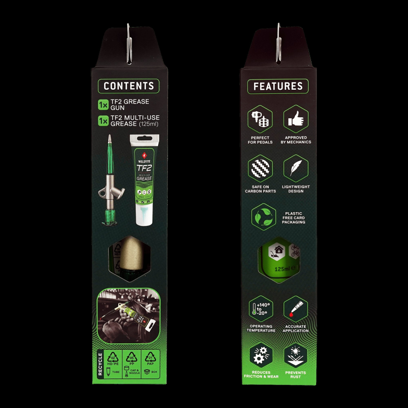 Pistola aplicadora tf2 + tubo grasa multiuso 125ml