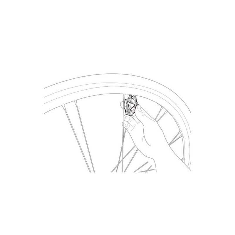 Llave de radios duospoke wrench 13g-4.3mm