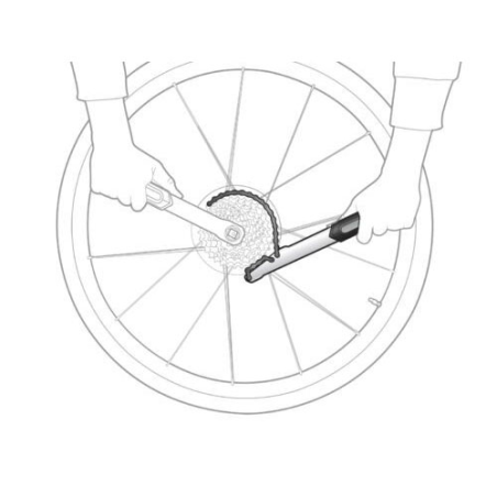 Chain whip- sprocket remover