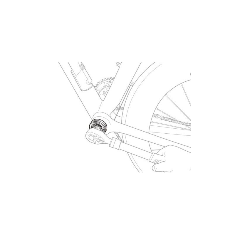 External bottom bracket tool