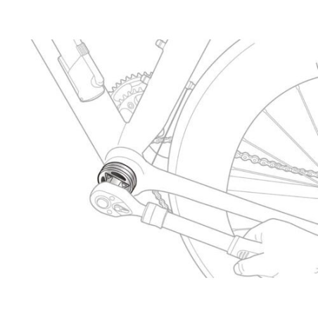 External bottom bracket tool