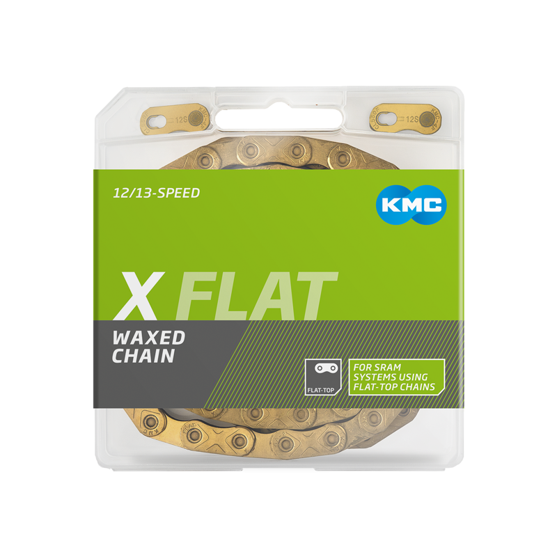 Cadena kmc cera x-flat oro x 126l 12-13v