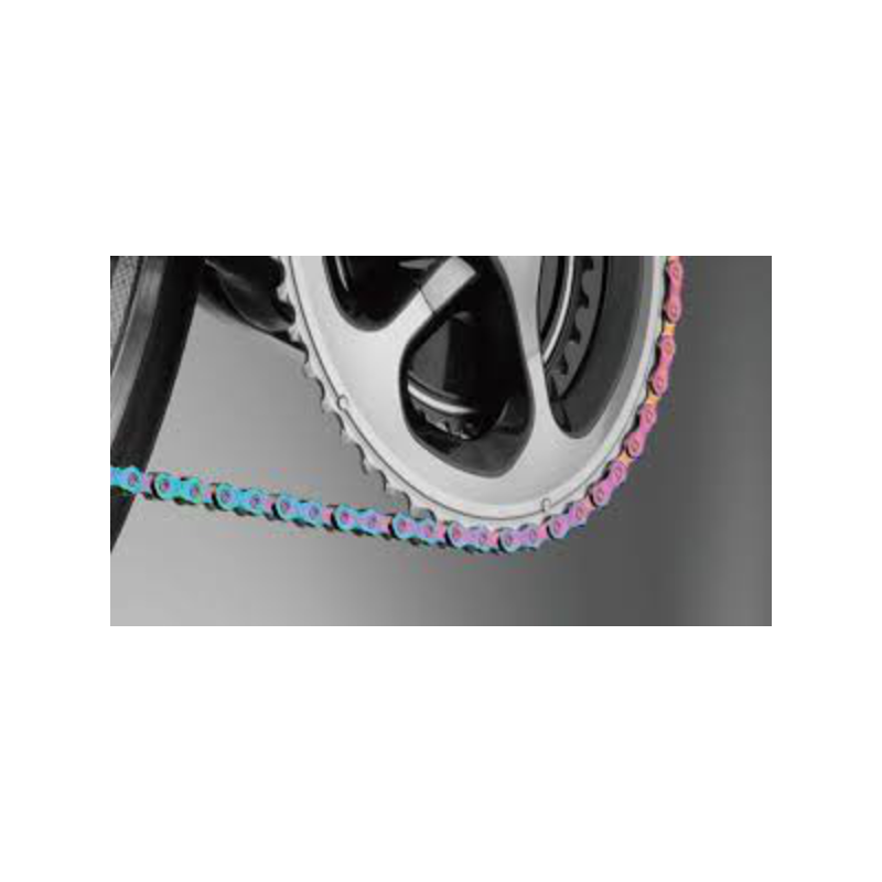 Cadena kmc x12 aurora azul 126p 12v