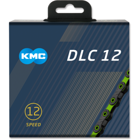 Cadena kmc 12v dlc12 negra-verde 126p
