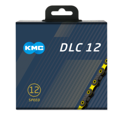 Cadena kmc 12v dlc12 negra-amarillo 126p