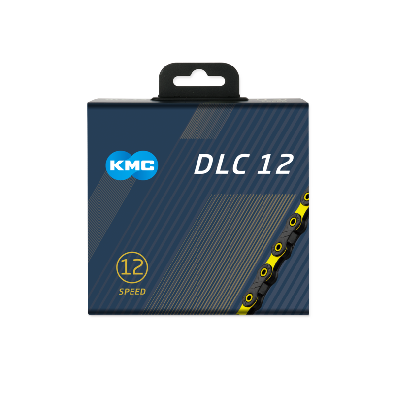 Cadena kmc 12v dlc12 negra-amarillo 126p