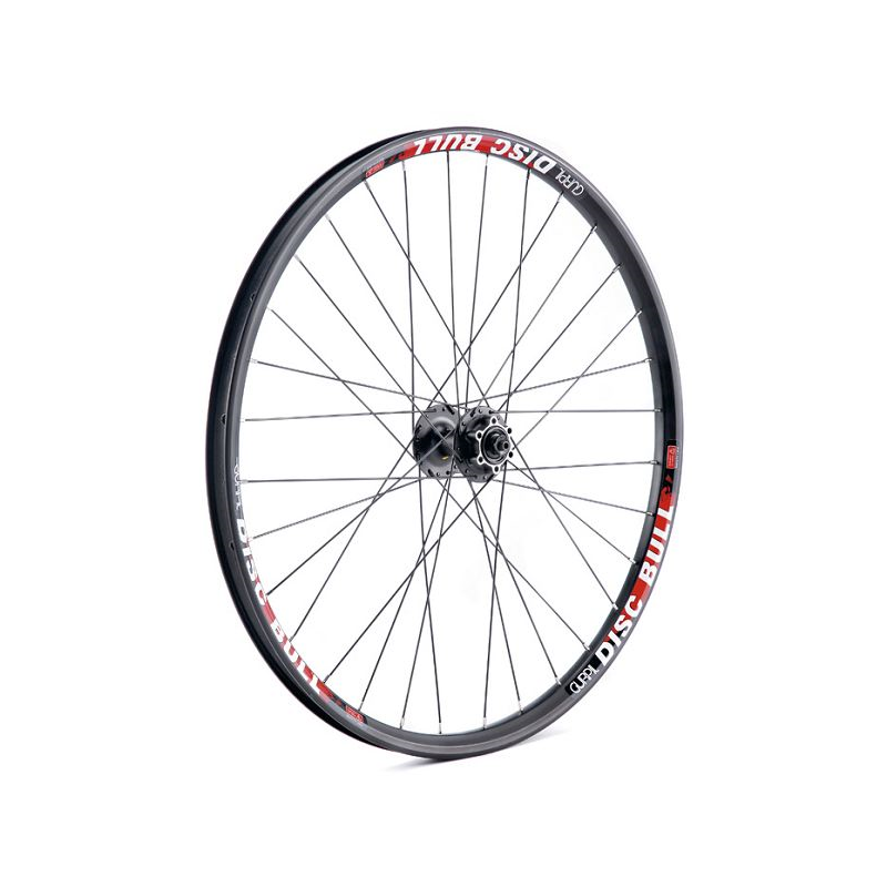 Rueda delantera 26" disc bull 6t negra