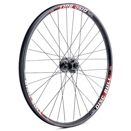 Rueda delantera 26" disc bull 6t negra
