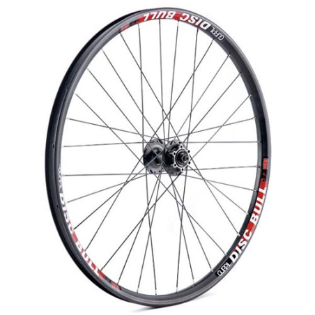 Rueda delantera 26" disc int bull negra sh 475