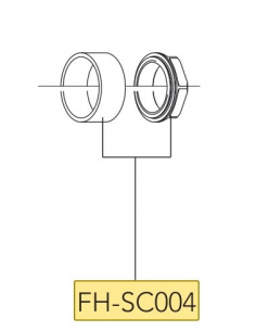 Contradado derecho buje trasero