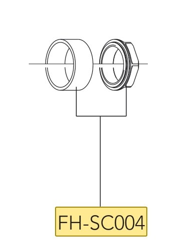 Contradado derecho buje trasero