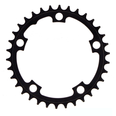 Plato 39dd sunrace bcd130mm alu negro 5 brazos 2x1