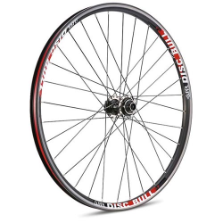 Rueda delantera 26 disc.6t bull negra eje 20x110mm