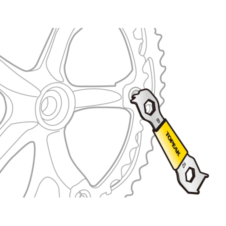 Llave de tornillos de plato topeak