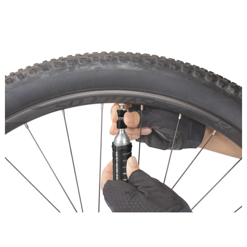 2 carcasas co2 topeak para cartucho de 16gr