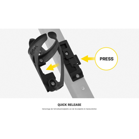 Acople extraible qr cagemount ii porta-bidon topeak