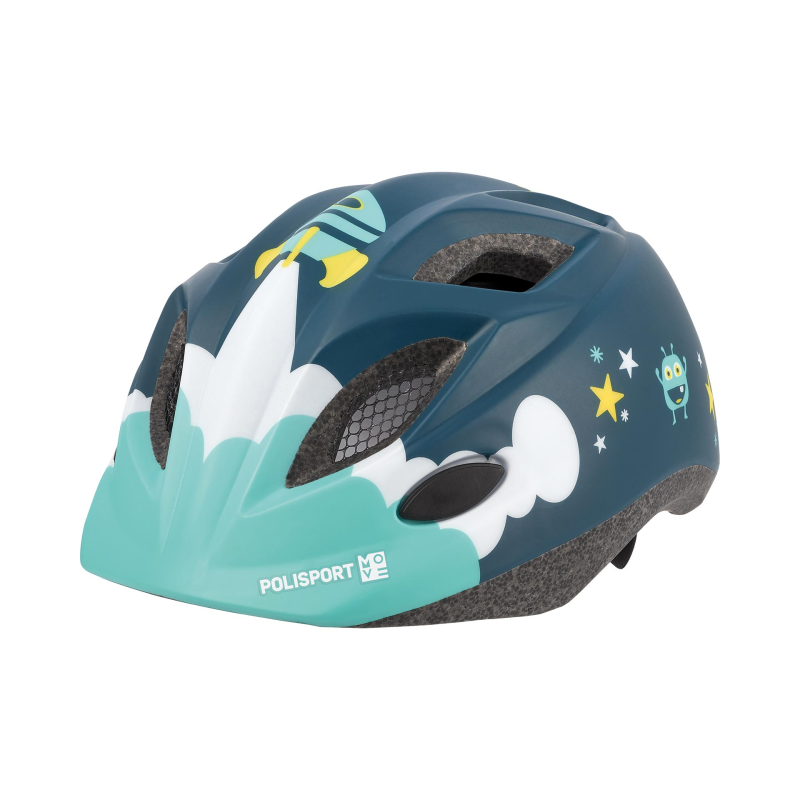 Casco polisport in-mold kids premium azul t-xs