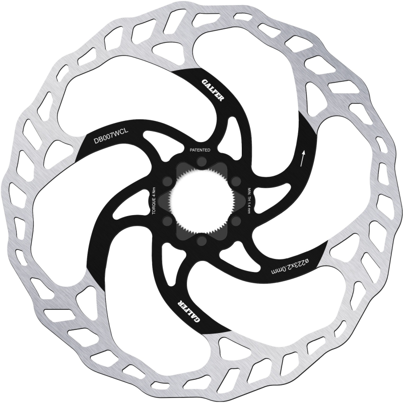 Disco wave 223mmx2mm galfer mtb c.lock