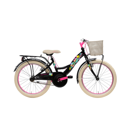 Bicicleta girl 20 7v bimba negra