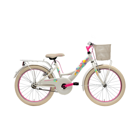 Bicicleta girl 20 7v bimba blanca