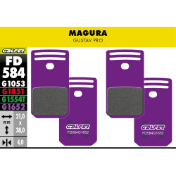 Pastillas fd e-bike magura gustav pro galfer