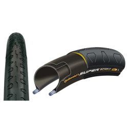 Cubierta 700x23c supersport plus negro rigida