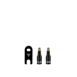 Adaptadores de valvula de alto caudal turboflow topeak (2 unidades)