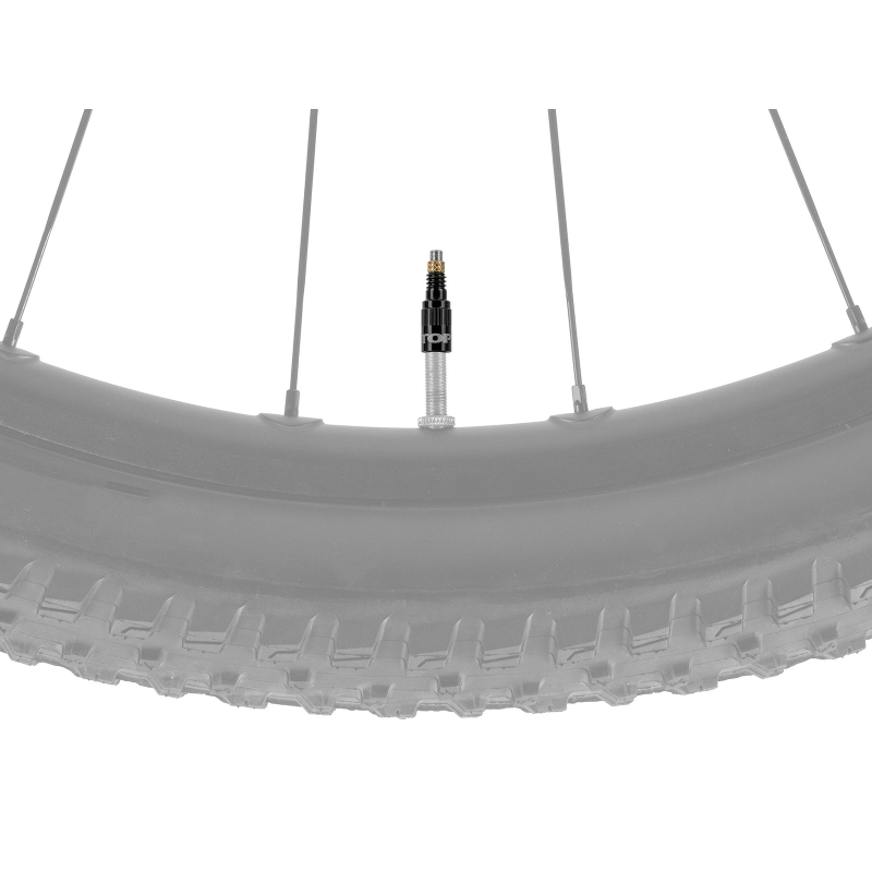 Adaptadores de valvula de alto caudal turboflow topeak (2 unidades)
