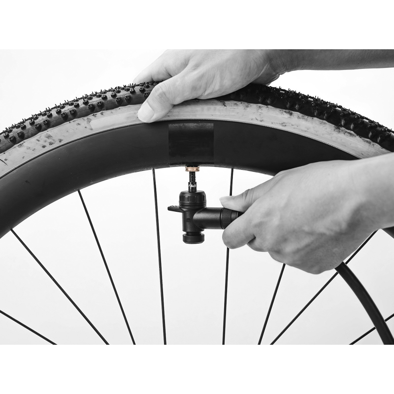 Adaptadores turboflow valvula combo +  rapidhead topeak