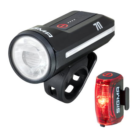 Faro delantero aura 70 + piloto trasero nyte 30