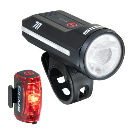 Faro delantero aura 70 + piloto trasero nyte 30