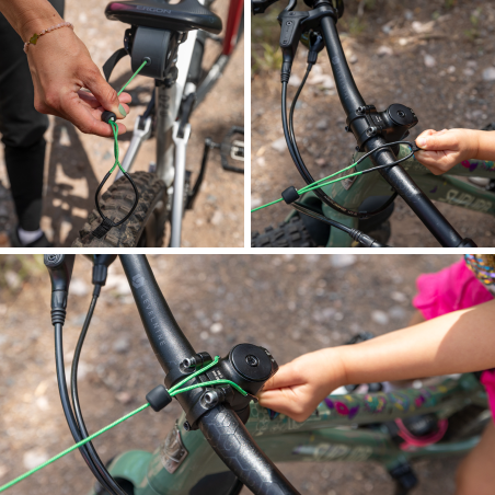Tow-up cuerda remolque para bicicleta