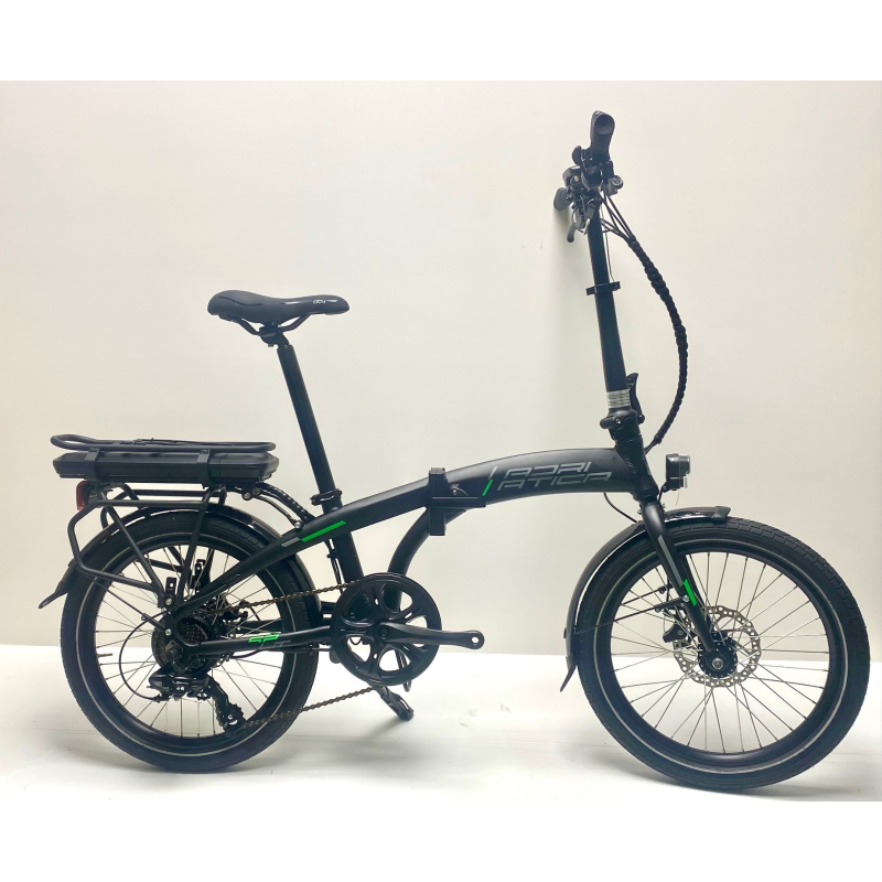 Bicicleta e-smile plus 20" 6v plegable negro e-bik - Imagen 1