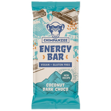 Caja 15 barritas energy choco negro y coco 55gr chimpanzee