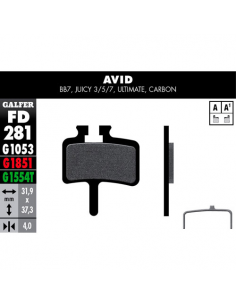 P/past  galfer stand avid bb7,juicy 3/5/7,ul