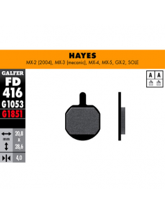 P/past  galfer stand hayes mx-2(2004),mx-3me