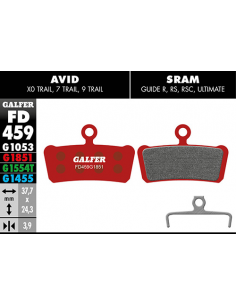 Par pastillas avid x0 trail/elixir tra