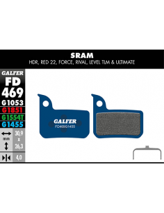 Par past galfer road sram red 22-force-riva