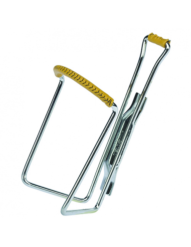 P/bidon zefal vintage acero cromado cuero marron