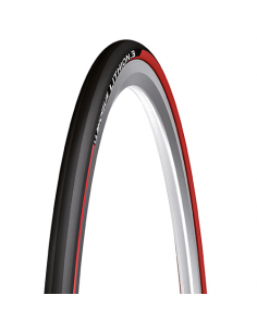 Cub. michelin 700x25c lithion 3 ts roja