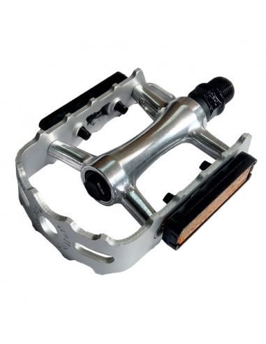 Par pedales  wellgo city/trekking alu plata