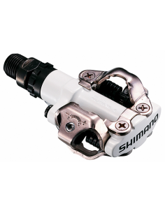 Pedales shimano m-520 spd blanco