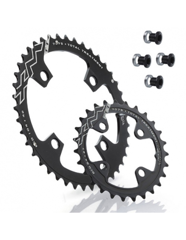 Kit platos 25x38 miche mtb 2x9/10v 64x104ø