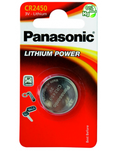 Pila litio cr-2450 panasonic