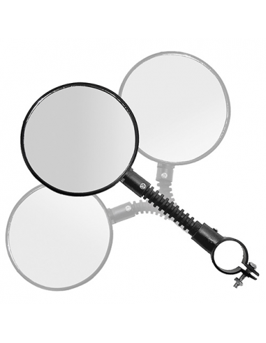 Retrovisor redondo flexible fijacion manillar