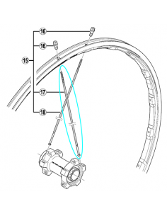 Radio tras. dcho. wh-9000 c24 cl 300mm