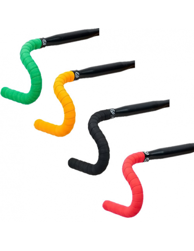 Jgo. cinta bike ribbon corcho negra terciopelo