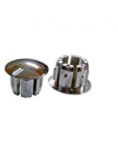 Par tapones manillar carretera plata vlp-01