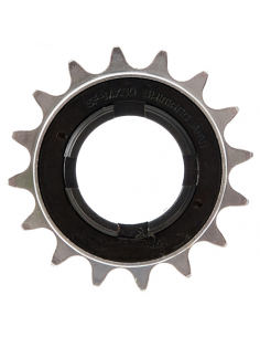 Piñon shimano bmx 18 1/2x3/32 plata